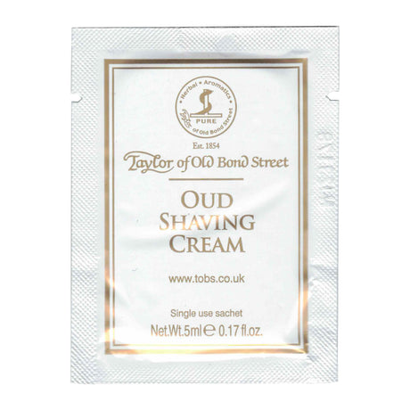 Taylor of Old Bond Street Oud Shaving Cream 5ml Sachet Shaving Cream