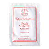 Taylor of Old Bond Street Rose Shaving Cream Bowl, 150g 5ml Sachet Shaving Cream