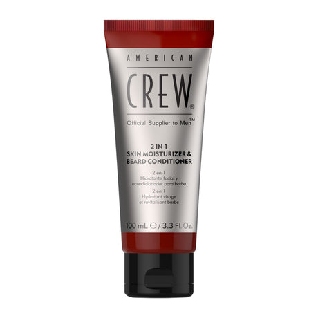 American Crew 2-in-1 Skin Moisturizer & Beard Conditioner, 100ml Lotion & Moisturizer