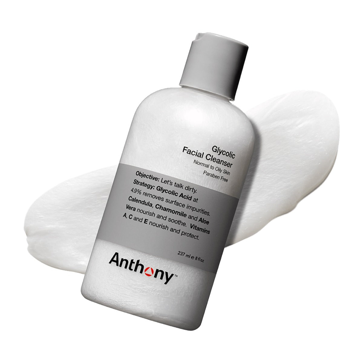 Anthony Glycolic Facial Cleanser, 237ml Facial Cleansers