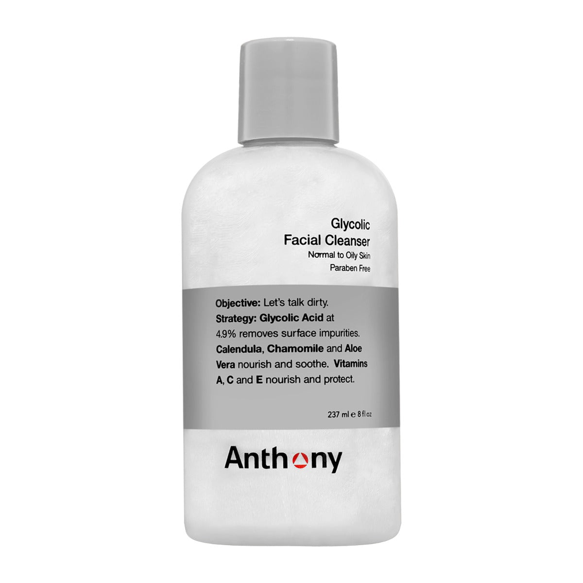 Anthony Glycolic Facial Cleanser, 237ml