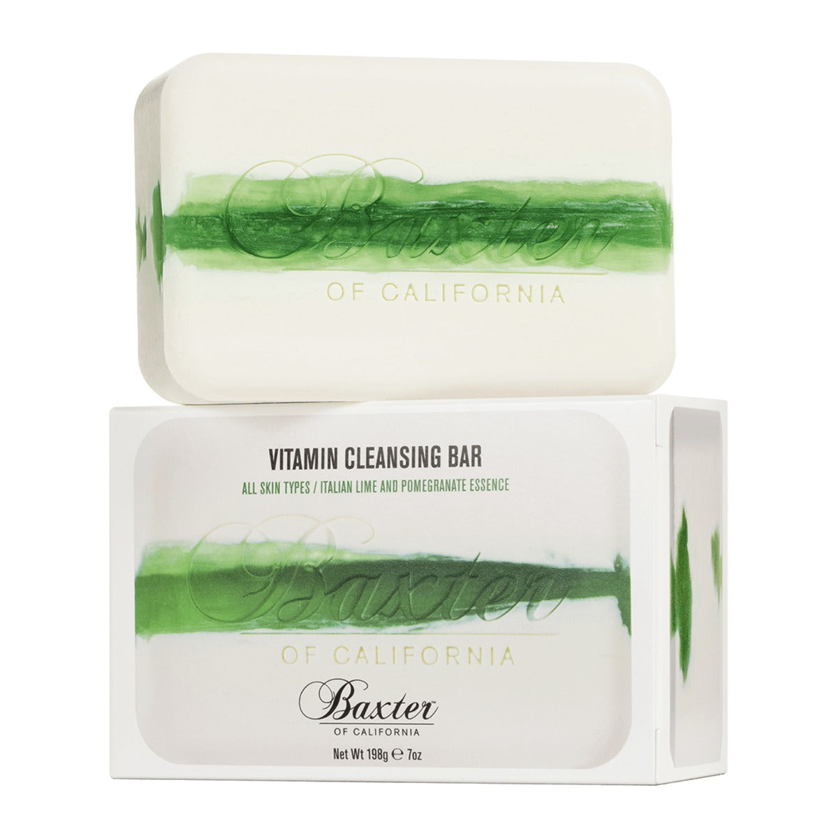 Baxter of California Vitamin Cleansing Bar: Italian Lime & Pomegranate, 198g Bar Soap