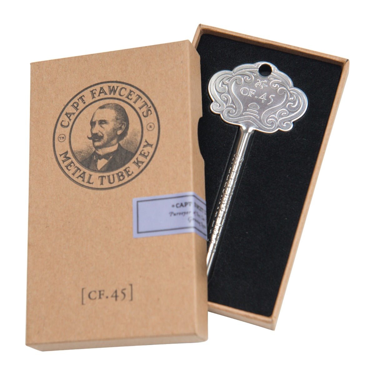 Captain Fawcett's Metal Tube Key Bathroom Accessories