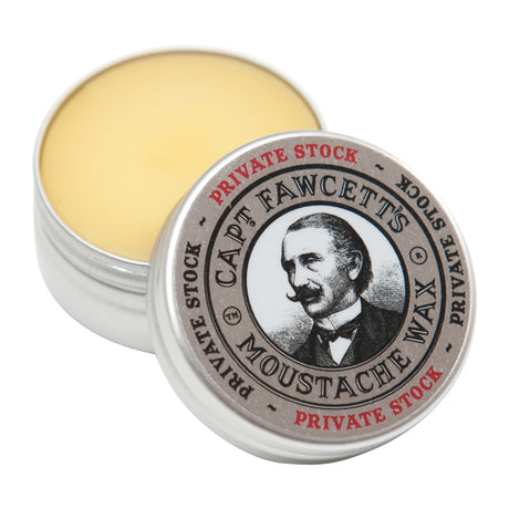 Captain Fawcett's Private Stock Moustache Wax, 15ml Hair Styling Products