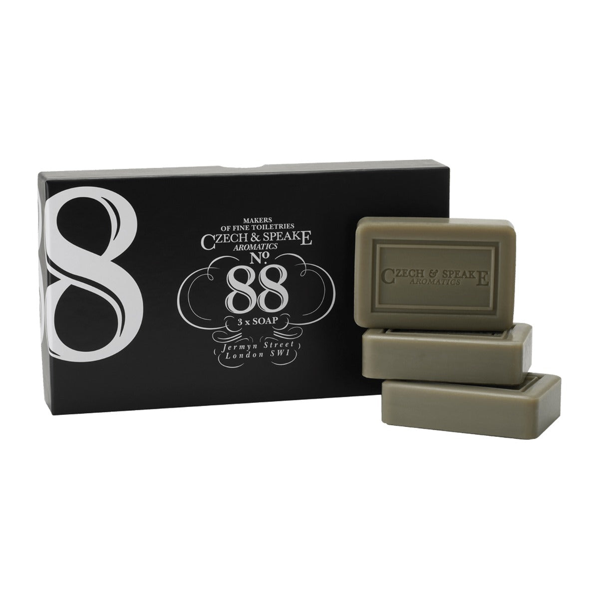 Czech & Speake No. 88 Hand and Bath Soap 3 x 100g – NOAH