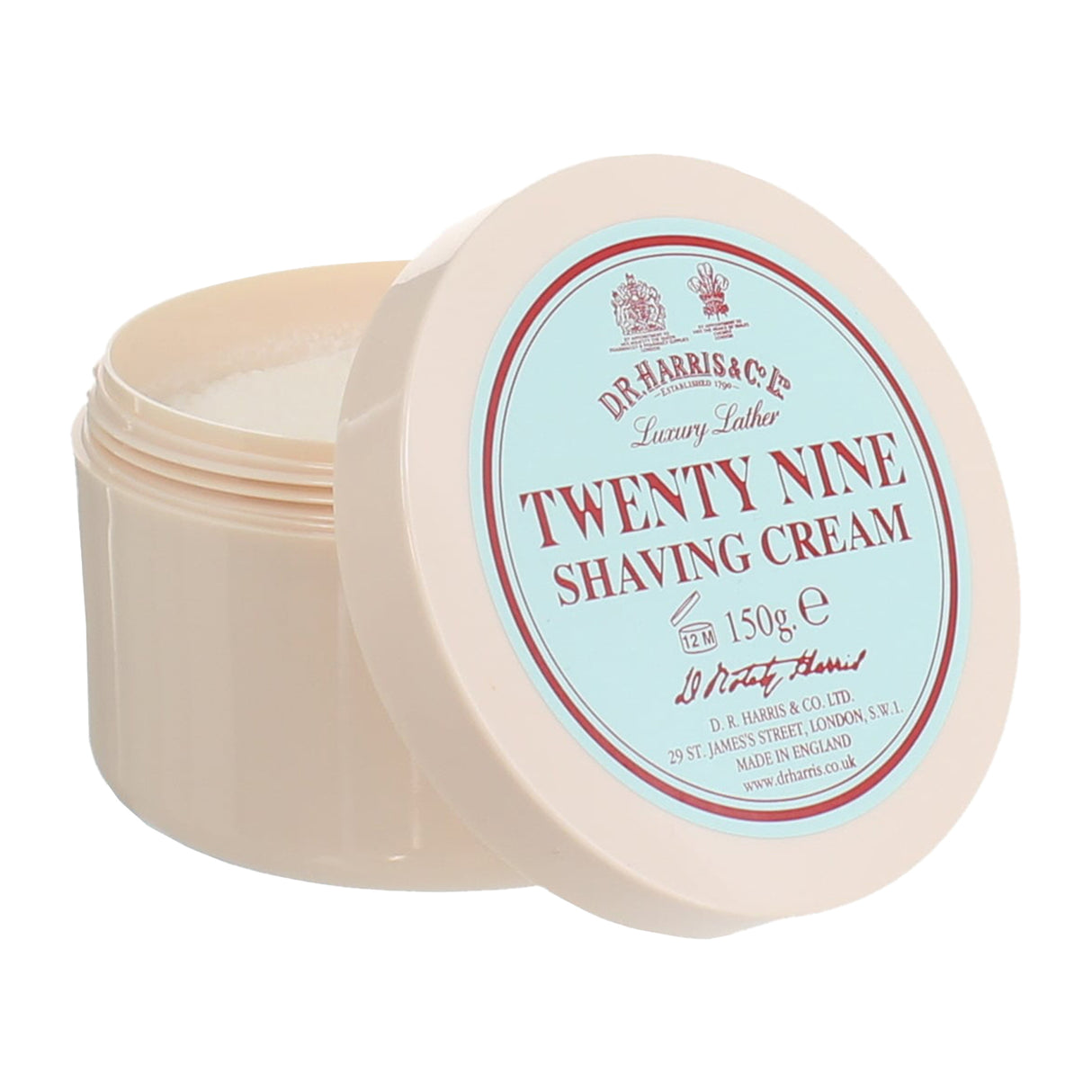 D. R. Harris Twenty Nine Shaving Cream Bowl, 150g