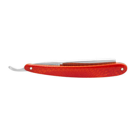 DOVO Solingen Facharbeit Straight Razor: Red 6/8" Stainless Razors & Razor Blades