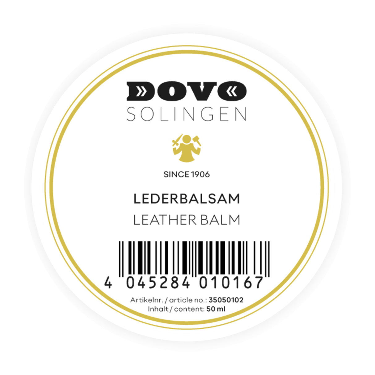 DOVO Solingen Leather Balm for Razor Strop, 50ml Shaving & Grooming