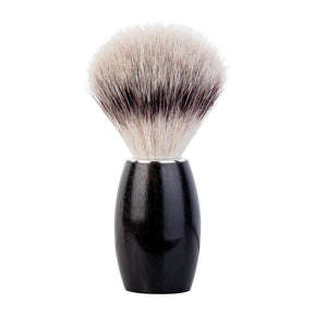 DOVO Solingen Synthetic Shave Brush: Ebony Wood Shaving Brushes