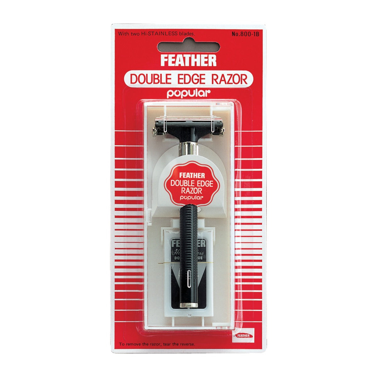 Feather Popular 800-1B Double Edge Safety Razor – NOAH