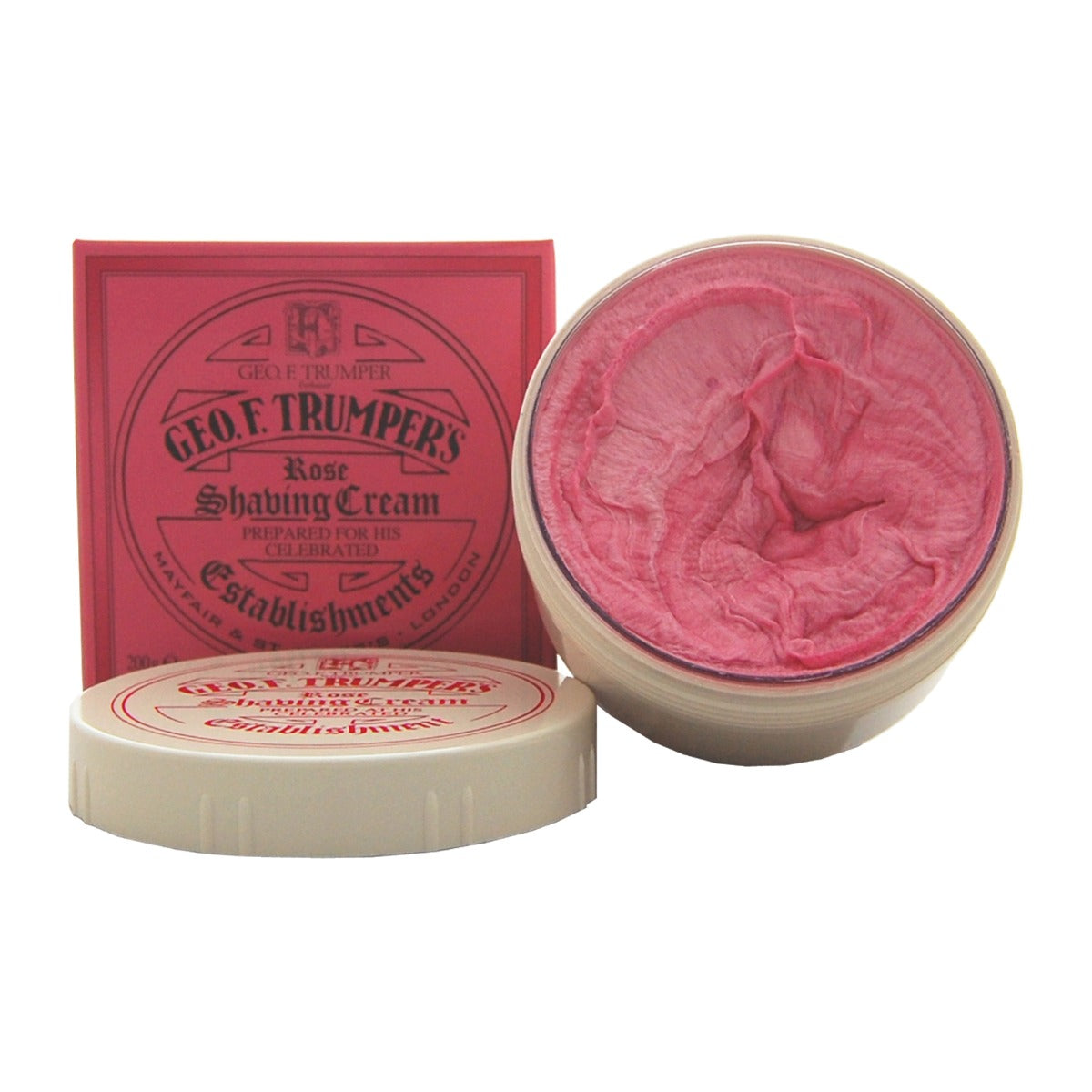 Geo. F. Trumper Rose Shaving Cream Bowl, 200g Shaving Cream