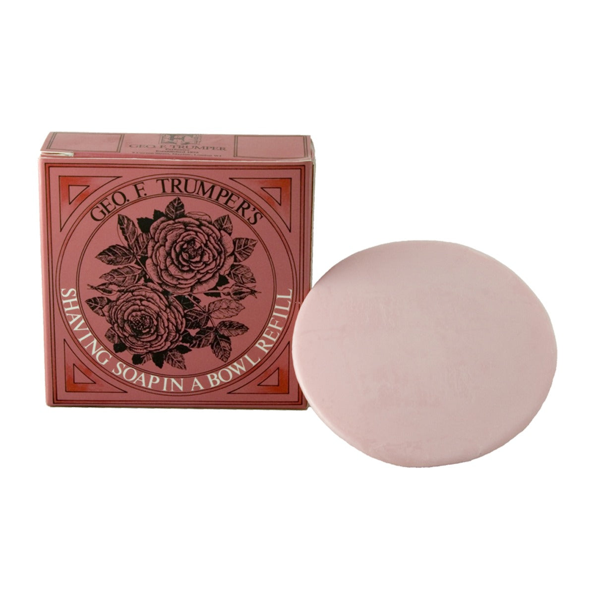 Geo. F. Trumper Rose Shaving Soap Refill, 80g