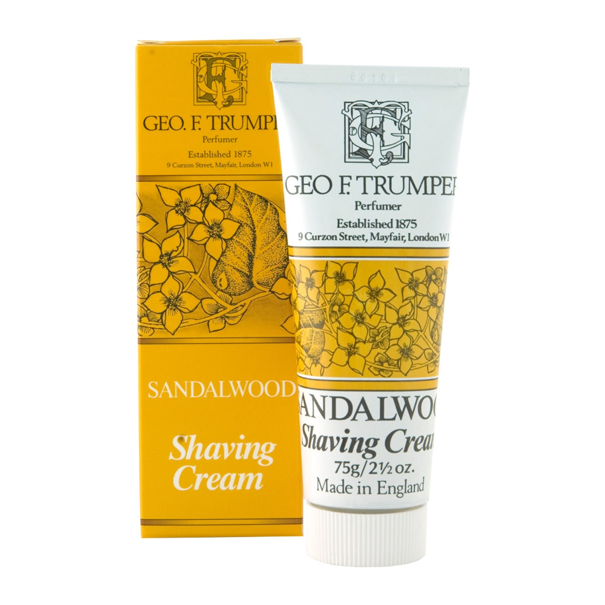 Geo. F. Trumper Sandalwood Shaving Cream Tube, 75g Shaving Cream