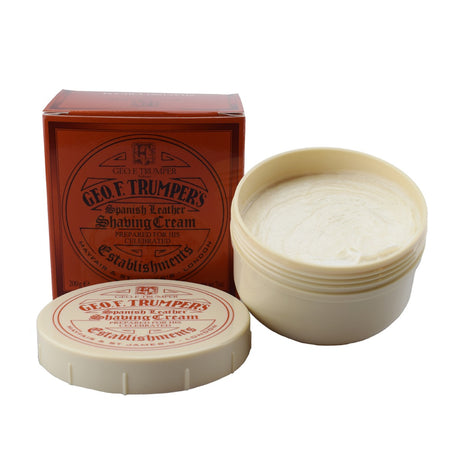 Geo. F. Trumper Spanish Leather Shaving Cream Bowl, 200g Shaving Cream