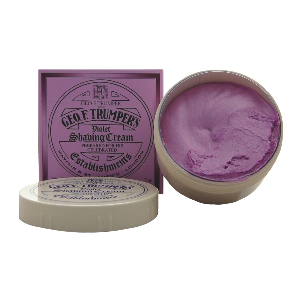 Geo. F. Trumper Violet Shaving Cream Bowl, 200g Shaving Cream