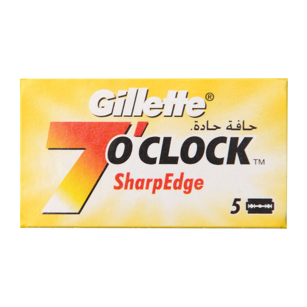 Gillette 7 O'Clock SharpEdge Double Edge Blades (5)