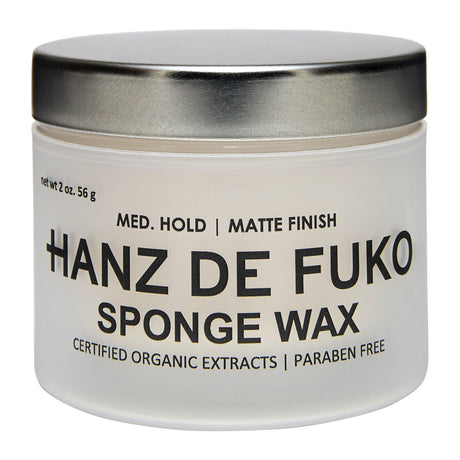 Hanz de Fuko Sponge Wax, 56g Hair Styling Products