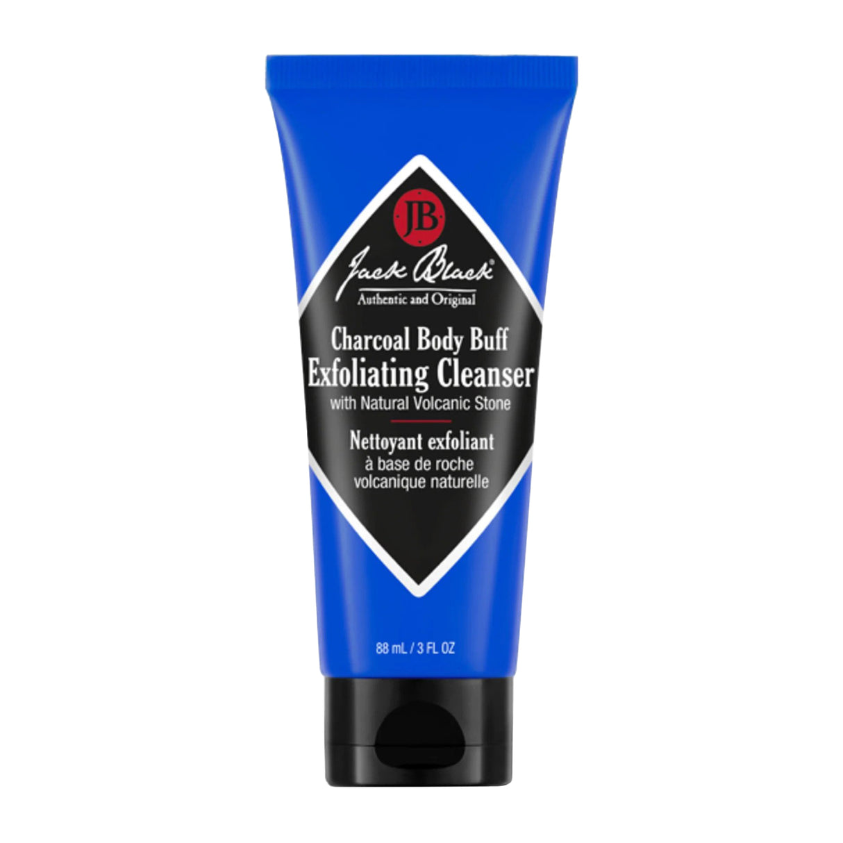 Jack Black Charcoal Body Buff Exfoliating Cleanser, 88ml