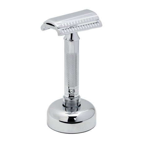 Merkur Solingen Bright Chrome Razor Stand: 23/34 Flat