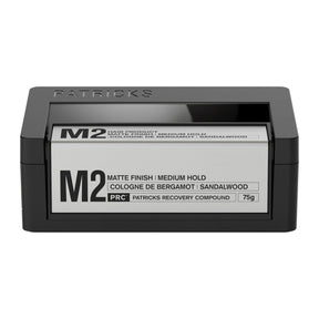 Patricks M2 Matte Medium Hold Pomade, 75g Hair Styling Products