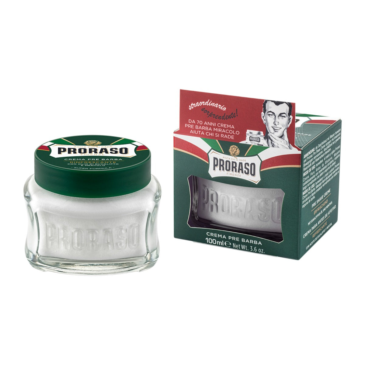 Proraso Pre-Shave Cream: Refreshing, 100ml Shaving & Grooming