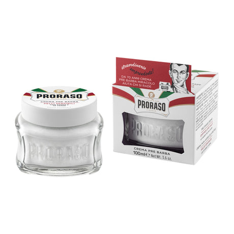 Proraso Pre-Shave Cream: Sensitive Skin, 100ml Shaving & Grooming