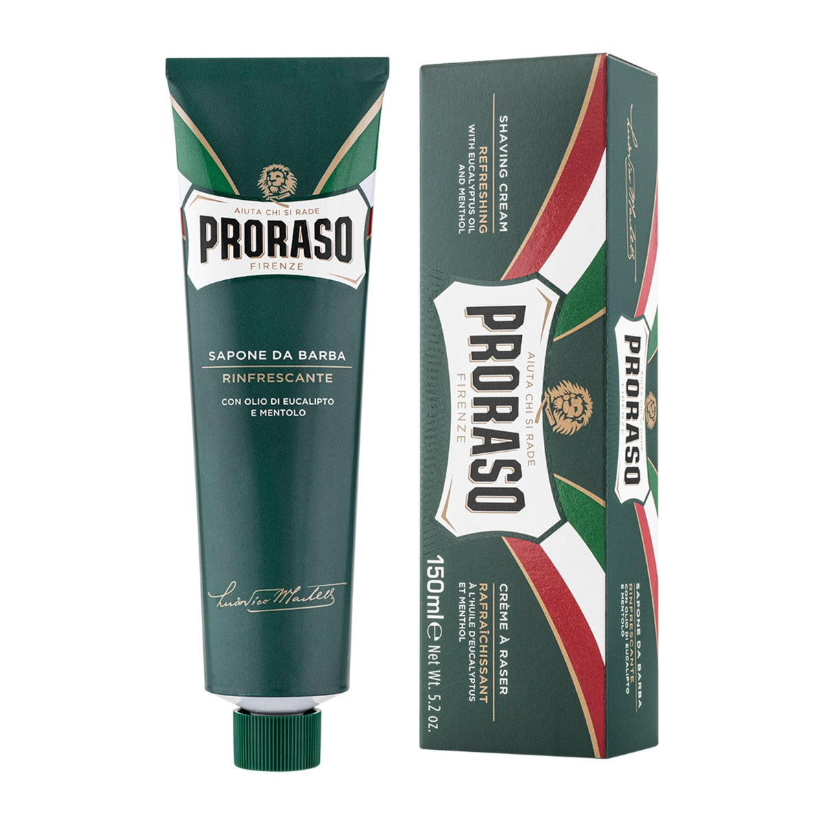 Proraso Shaving Cream Tube: Refreshing, 150ml Shaving Cream