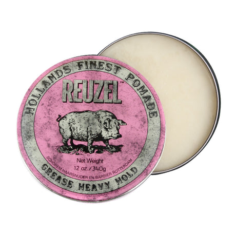 Reuzel Pink Pomade: Grease Heavy Hold, 113g