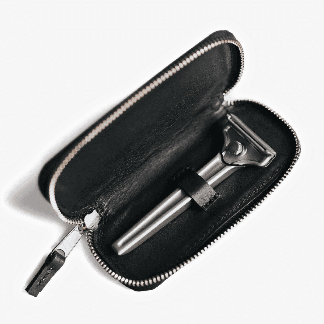 Supply The Single Edge Travel Case: Black Shaving & Grooming