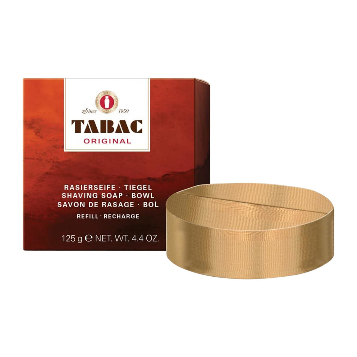 Tabac Original Shaving Soap Bowl Refill, 125g Shaving Cream