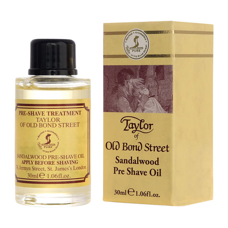 Taylor of Old Bond Street Sandalwood Pre-Shave Oil, 30ml Shaving & Grooming